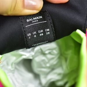 BALMAIN UNICORN LOW SNEAKERS MULTI-COLOR/BLACK