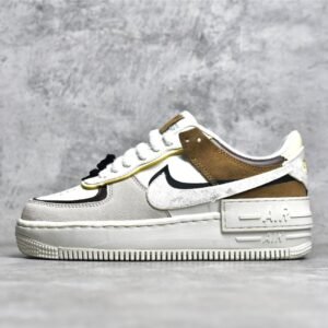 Nike AIR FORCE 1 SHADOW BLACK BOW BEIGE/BROWN/BLACK FB1857-111