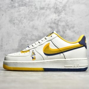 Nike AIR FORCE 1 LOW LV8 CORONA DOUBLE SWOOSH WHITE/BLUE/YELLOW CW1574-806