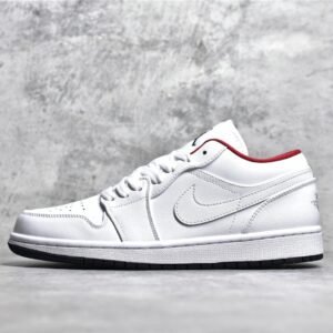 Nike AIR JORDAN 1 LOW GS WHITE/GYM RED/UNIVERSITY BLUE/BLACK 553560-164