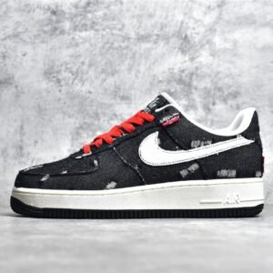 Nike AIR FORCE 1 LOW 07 X LEVI'S BLACK/WHITE/RED-BEIGE LE5060-011