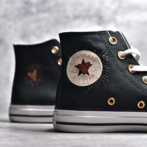 CONVERSE CHUCK TAYLOR ALL STAR HIGH VALENTINE'S DAY 2023 BLACK/WHITE/BACK ALLEY BRICK A03932C