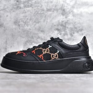 GUCCI SCREENER GG SNEAKER BLACK/BLACK/RED