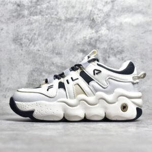 FILA CAT CLAW SPORTS CASUAL SHOES WHITE/NAVY BLUE/BEIGE F12M242605FES