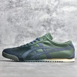 ASICS ONITSUKA TIGER JAPAN MEXICO DELUXE DARK GREEN/NAVY BLUE/BEIGE TH9J4L-4240