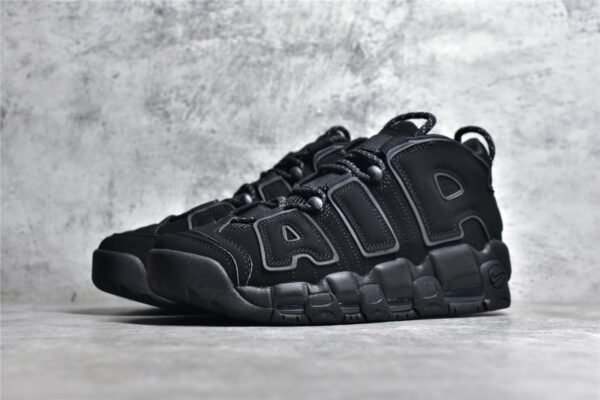 ⁦Nike AIR MORE UPTEMPO REFLECTIVE BLACK/BLACK-BLACK 414962-004⁩ – תמונה ⁦18⁩