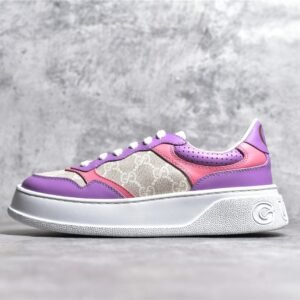 GUCCI SCREENER GG SNEAKER WHITE/PURPLE/LIGHT PINK