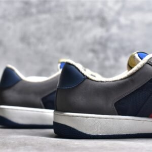 GUCCI SCREENER GG SNEAKERS GREY/NAVY BLUE/WHITE-RED