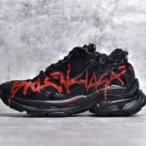 BALENCIAGA  RUNNER SNEAKERS BLACK/BLACK/RED