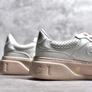 GUCCI SCREENER GG SNEAKER WHITE/WHITE/LIGHT PINK