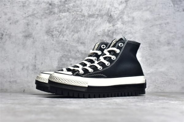 ⁦CONVERSE CHUCK TAYLOR ALL-STAR 70S TREK HIGH BLACK/BLACK/EGRET 171015C⁩ – תמונה ⁦18⁩