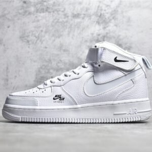 Nike AIR FORCE 1 MID PREMIUM WHITE/WHITE/BLACK CU3088-606