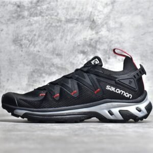 SALOMON XT-RUSH RUNNING SHOES BLACK/BLACK/GREY