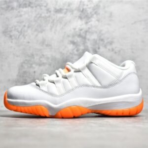 Nike AIR JORDAN 11 RETRO LOW WHITE/BRIGHT CITRUS AH7860-139