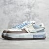 ⁦Nike AIR FORCE 1 FONTANKA BROWN/NAVY/LIGHT GREY-WHITE CW6688-606⁩ – תמונה ⁦18⁩