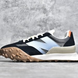 NB (NEW Balance) XC-72 RUNNING SHOES BLACK/LIGHT ARCTIC GREY/POPPY UXC72QA