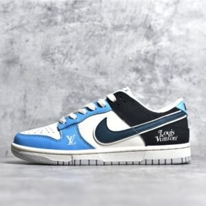 Nike SB DUNK LOUIS VUITTON (LV) WHITE/SKY BLUE/BLACK-NAVY BLUE FC1688-200