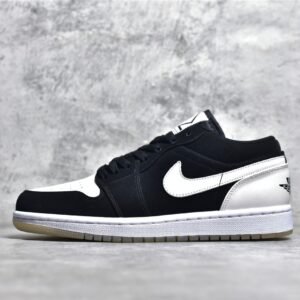 Nike AIR JORDAN 1 LOW SE DIAMOND BLACK/BLACK/WHITE DH6931-001