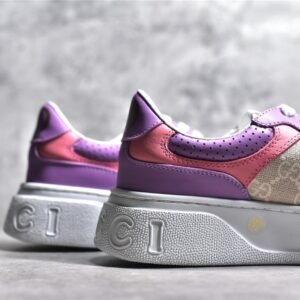 GUCCI SCREENER GG SNEAKER WHITE/PURPLE/LIGHT PINK