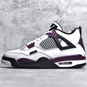 Nike AIR JORDAN 4 RETRO X PARIS SAINT-GERMAIN WHITE/NEUTRAL GREY/BLACK/BORDEAUX CZ5624-100