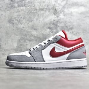 Nike AIR JORDAN 1 LOW SE LIGHT SMOKE GREY/WHITE/GYM RED DC6991-016