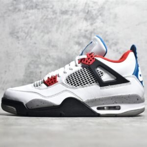 Nike AIR JORDAN 4 RETRO SE WHAT THE 4 WHITE/MILITARY BLUE-FIRE RED-TECH GREY CI1184-146