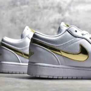 Nike AIR JORDAN 1 RETRO LOW WHITE/WHITE/METALLIC GOLD CZ4776-100