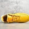 ⁦Nike AIR FORCE 1 LOW LEMONADE X OFF-WHITE UNIVERSITY GOLD/BLACK/METALLIC SILVER DD1876-700⁩ – תמונה ⁦16⁩