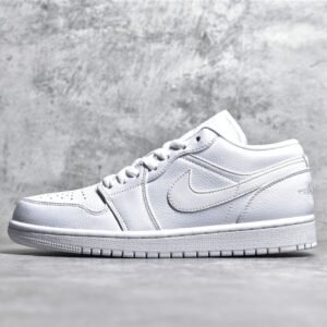 Nike AIR JORDAN 1 RETRO LOW WHITE/PURE PLATINUM-WHITE 553558-109