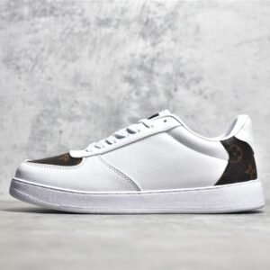 LOUIS VUITTON (LV) LOW RIVOLI SNEAKER WHITE/WHITE/BLACK
