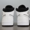 ⁦נייק אייר ג'ורדן 1 רטרו אמצע 'טוקסידו' - Nike Air Jordan 1 Mid Tuxedo’⁩ – תמונה ⁦2⁩