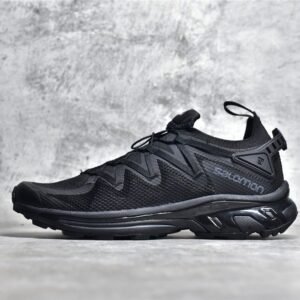 SALOMON XT-RUSH RUNNING SHOES BLACK/BLACK/BLACK