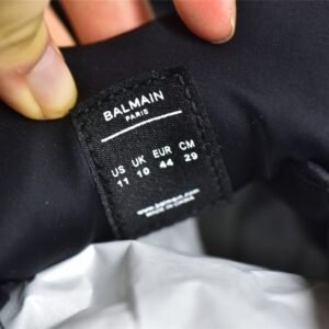 BALMAIN UNICORN LOW SNEAKERS BLACK/BLACK/BLACK