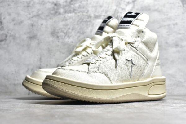 ⁦CONVERSE TURBOWPN MID X RICK OWENS EGRET/EGRET/CLOUD CREAM 172343C⁩ – תמונה ⁦18⁩