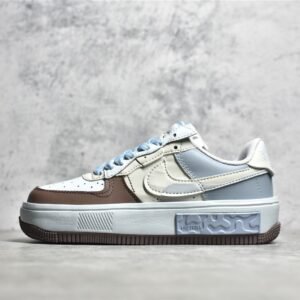 Nike AIR FORCE 1 FONTANKA BROWN/NAVY/LIGHT GREY-WHITE CW6688-606