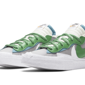 Nike Blazer Low Sacai Medium Grey Classic Green